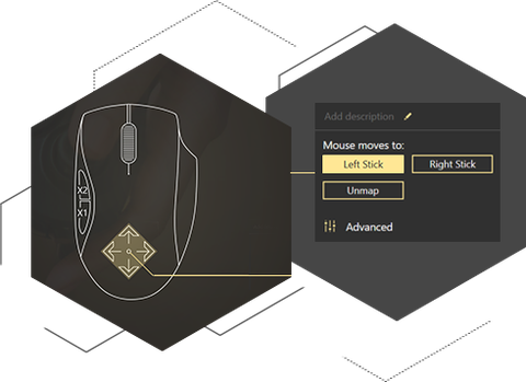 Emulate a controller on PC with mouse and keyboard