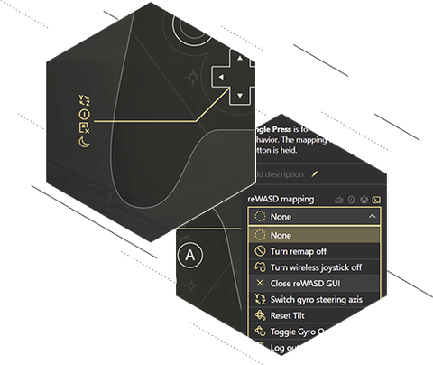 Map special commands to any activator, shortcut or button