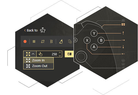Emulate DS4 touch, swipe, zoom