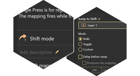 Shift mode on steroids