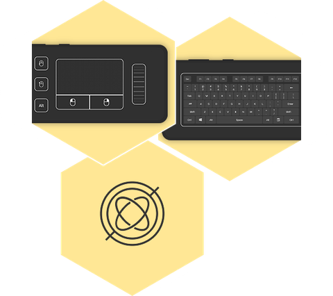 Meet new Mobile controller to fully control PC:<br>Mouse+Keyboard on the reWASD Junior Android&nbspapp