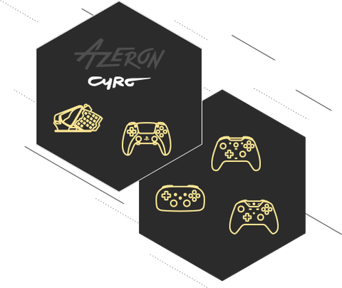 Plug in new controllers such as the Azeron&nbspCyro, DualSense&nbspEdge